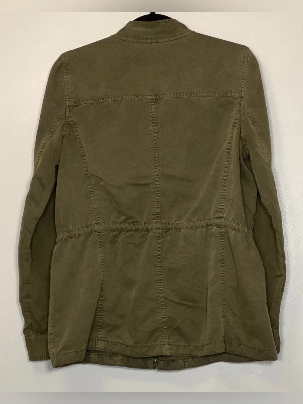 hinge Olive Utility Button-Front Jacket - Picture 2 of 5